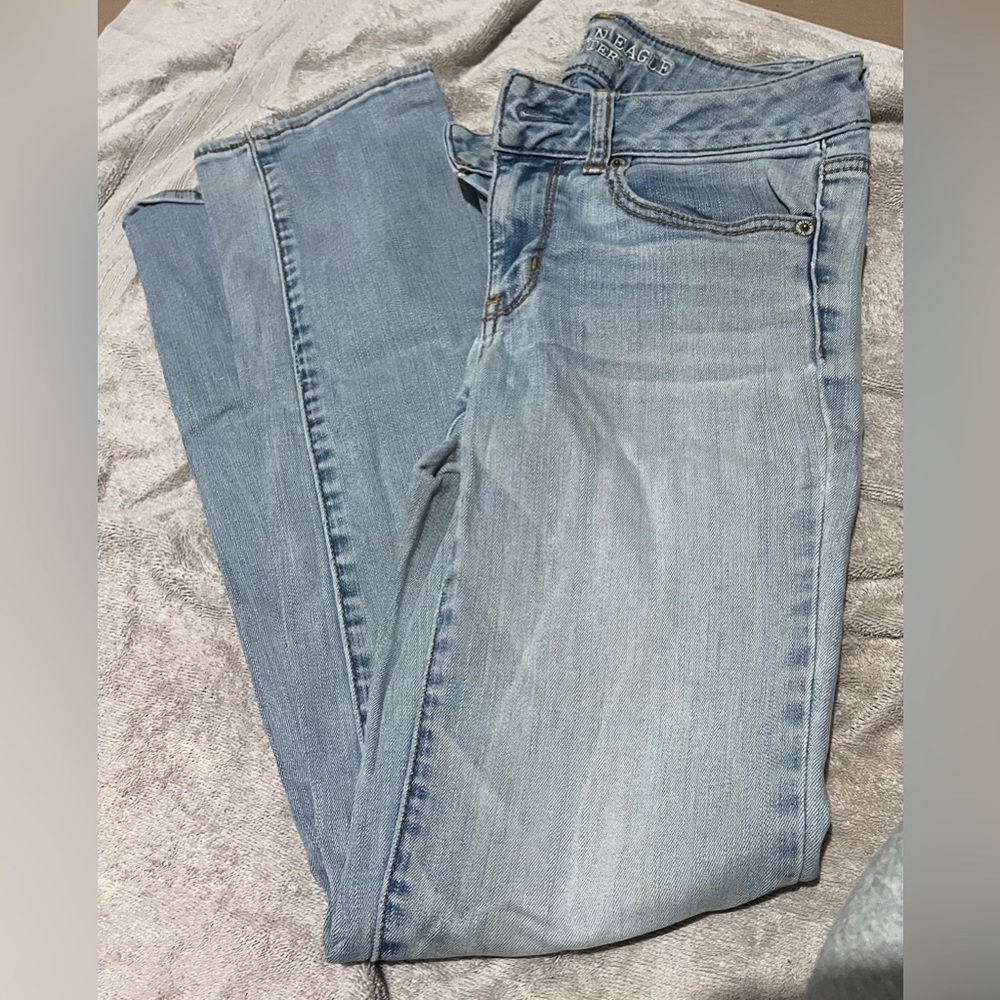 American Eagle straight super stretch jeans
